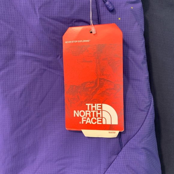 NWT North Face Ventrix hooded blue/purple jacket zip up - Picture 5 of 9